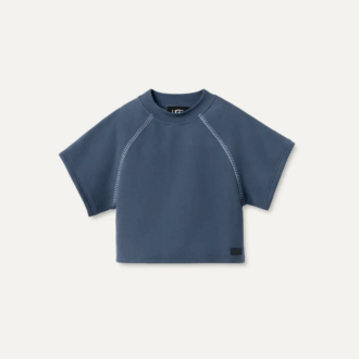 Classic kortærmet sweatshirt med rund hals
