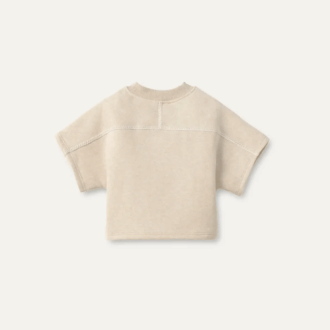 Classic kortærmet sweatshirt med rund hals
