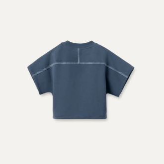 Classic kortærmet sweatshirt med rund hals
