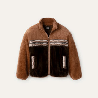 Marlene Sherpa-jakke Heritage Braid