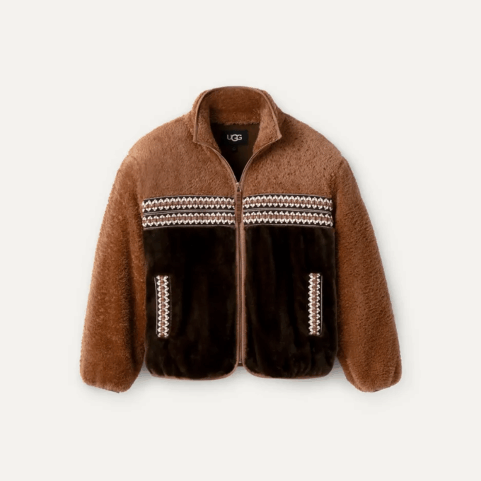 Marlene Sherpa-jakke Heritage Braid Marlene Sherpa-jakke Heritage Braid