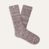 Ribstrikket slouchy crew-sok Ribstrikket slouchy crew-sok