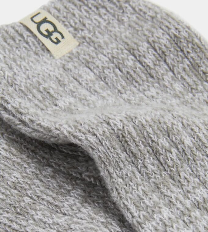 Ribstrikket slouchy crew-sok Ribstrikket slouchy crew-sok